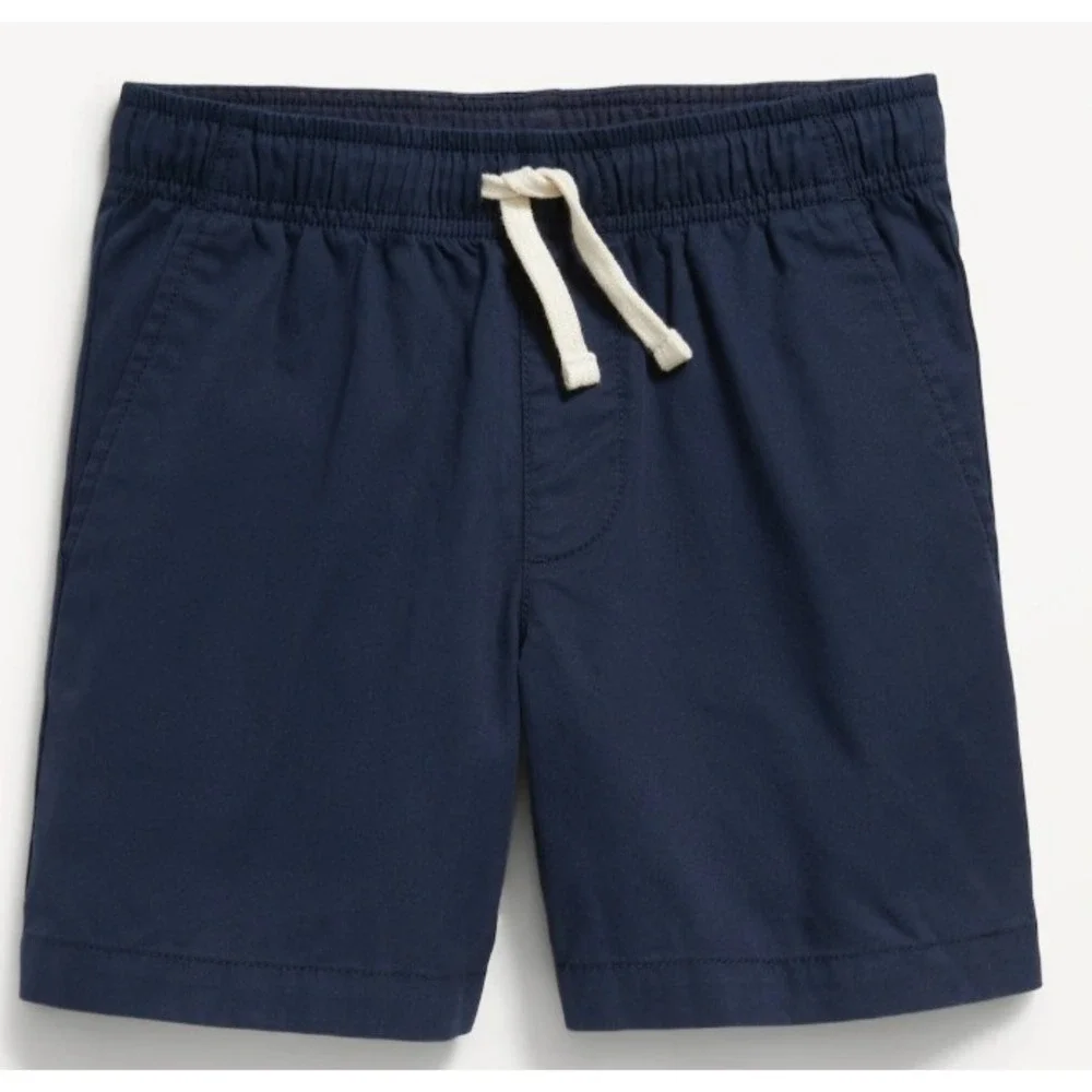 Boys Shorts Size 8 Medium Blue Above Knee Twill Pull On Old‎ Navy New Sealed